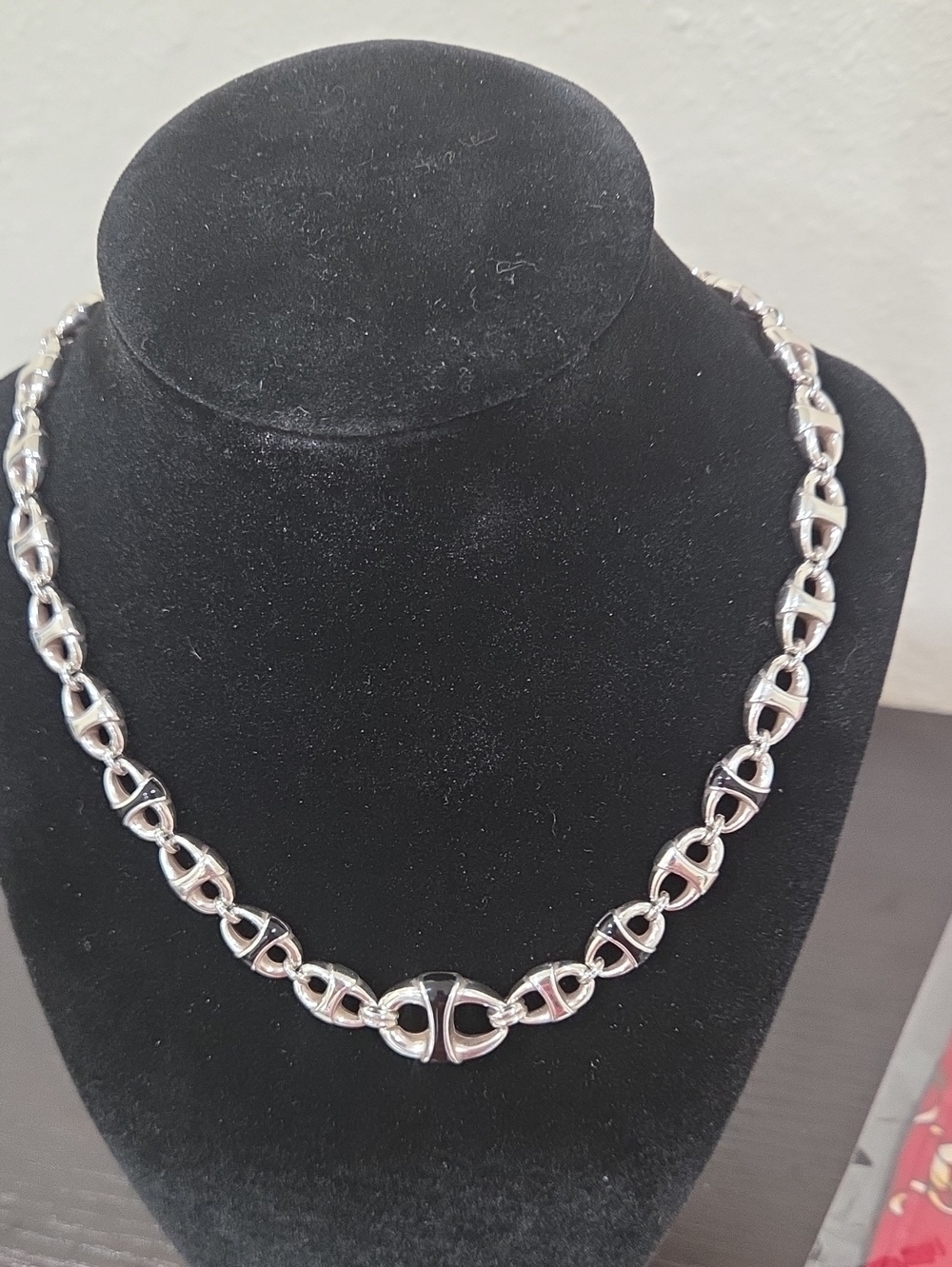 Brighton Silver Linked Collar Necklace - Silver